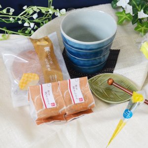 画像1:  父の日ギフト  ロックカップと焼き菓子3個